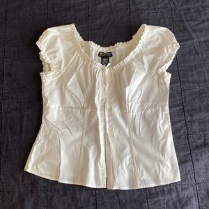 Metrostyle s-t-r-e-t-c-h crop top size 6 womens